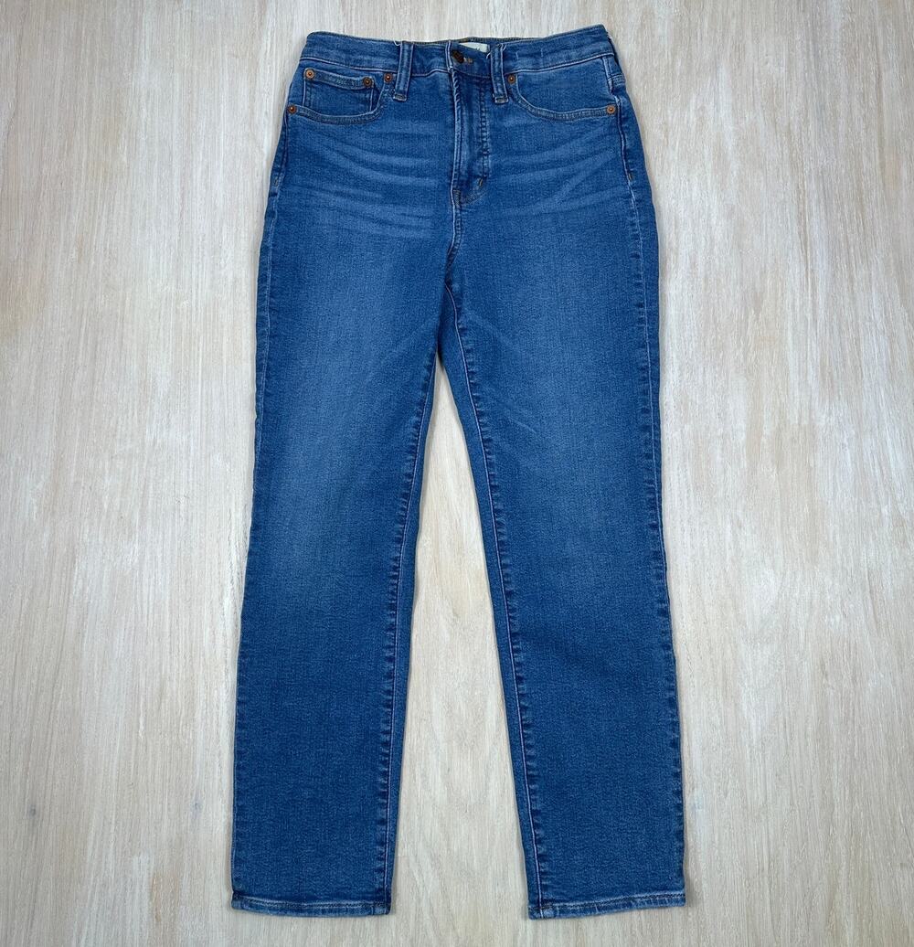 Madewell The Perfect Vintage Jean High Rise Classic Blue Denim Casual Jeans 25